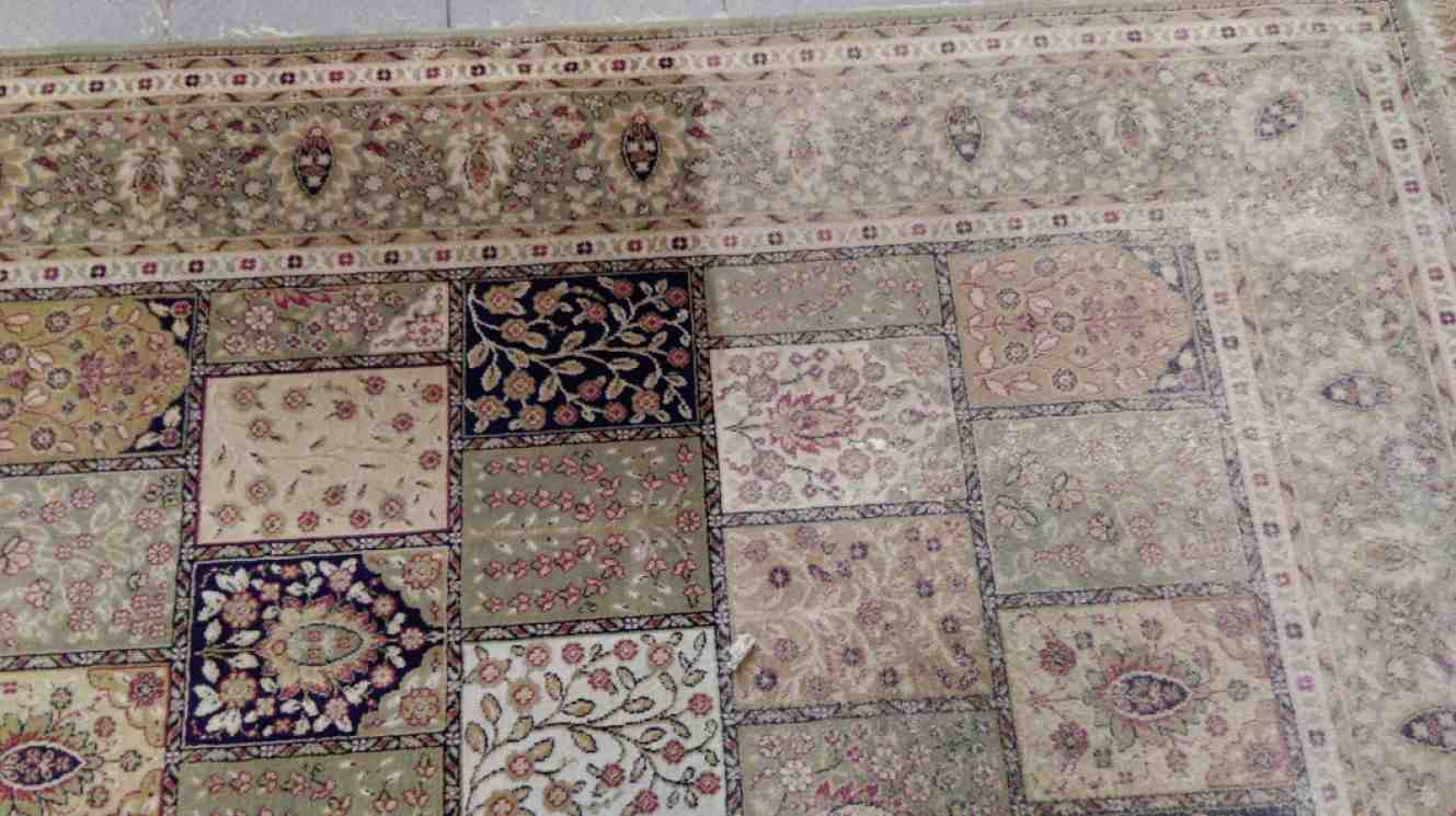 чистка вискозного ковра